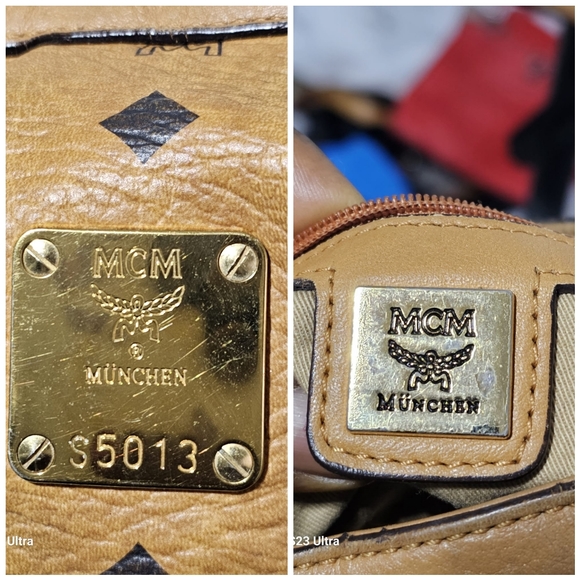 MCM Visetos Baguette Bag Cognac - Picture 7 of 14